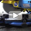 Dry cut circular miter saw with 10" carbide blade