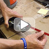 Blade adjustment on cengar pneumatic reciprocating saw