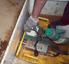 AIRBOR™ at work drilling ballast tank holes