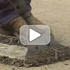 Demonstration of long-reach 3-in-1 chisel, scraper and scaler