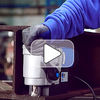 Portable magnetic drill for tight spaces or spaces without clearance