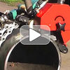 Pipe cutting machine for pipe up to 63" dia.