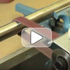 Removing scratches from stainless steel pipe handrail