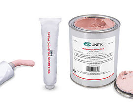 Pink Polishing Cream to produce a perfect mirror finish on stainless steel and other nonferrous metals