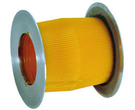 PTX Grinding Belt Roller with stainless steel flanges for use with open and closed PTX abrasive belts
