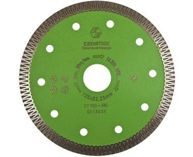 5" diamond blade wet/dry cutting