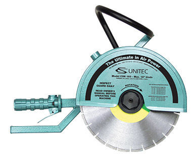 Hand-held concrete cut-off saw