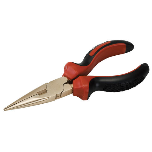 Ex611 Long Nose Pliers with Side Cutter, DIN ISO 5745