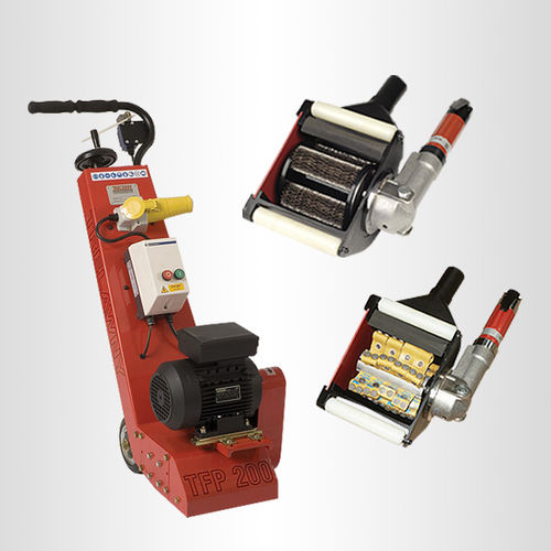 Concrete and metal scarifiers