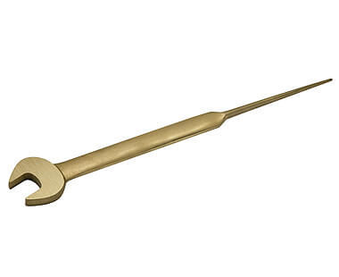 Ex205S Non-Sparking, Non-Magnetic Construction Wrench with Pin (Open End)
