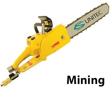 Underground & Coal Mining Pneumatic Chain Saw